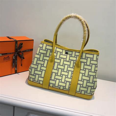 hermes garden party yellow|hermes garden party 36 canvas.